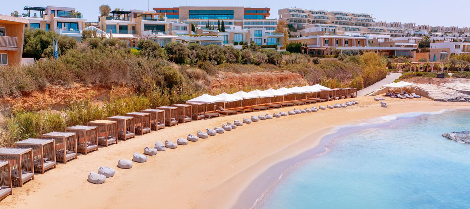 small beach at the area of Pegeia – Agios Georgios, Kafizis Beach – Blue Flag beach.