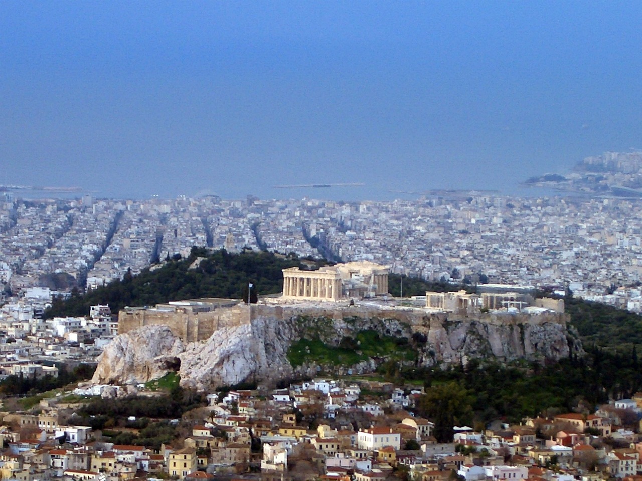 The ancient Athens Acropolis, a UNESCO World Heritage site, standing as a timeless symbol of Greek civilization and architecture.