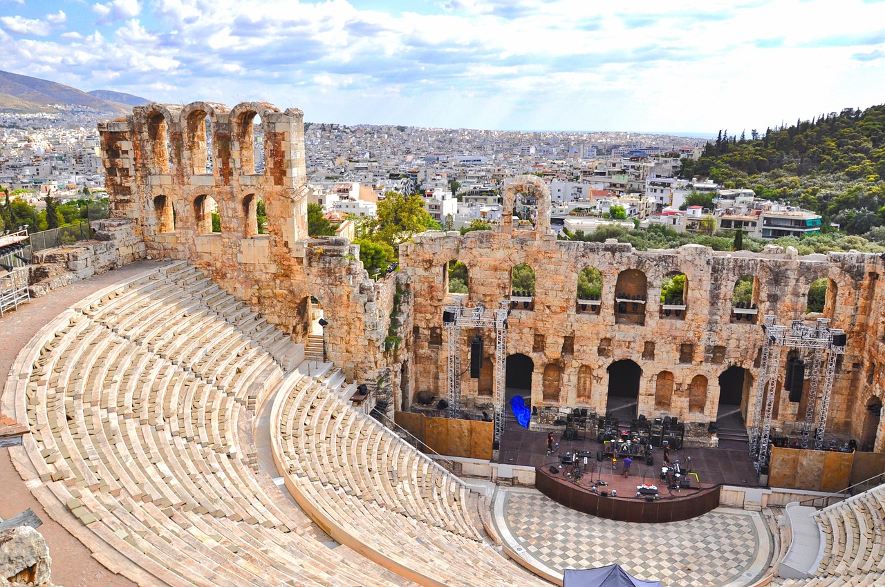 The ancient Athens Acropolis, a UNESCO World Heritage site, standing as a timeless symbol of Greek civilization and architecture.