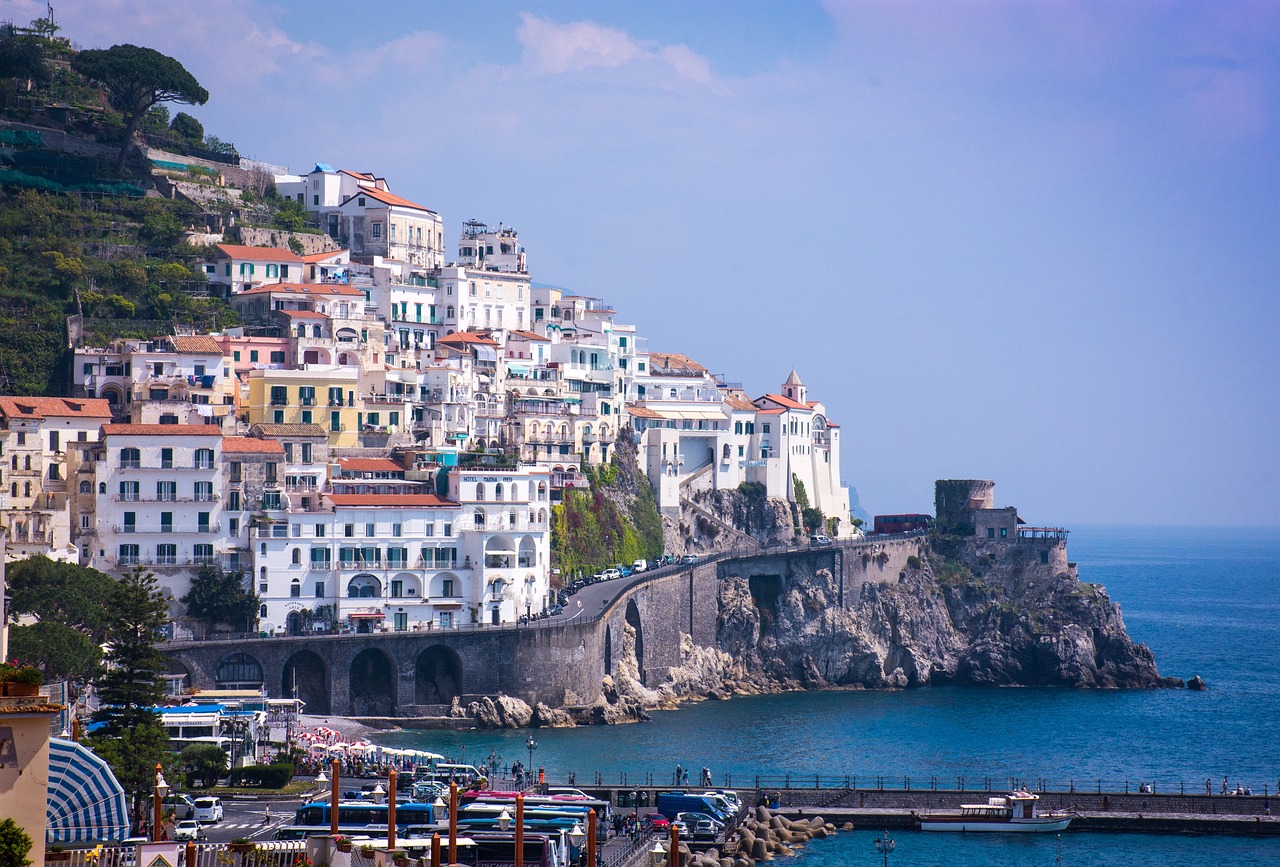 The stunning Amalfi Cathedral, a highlight of the Amalfi town.