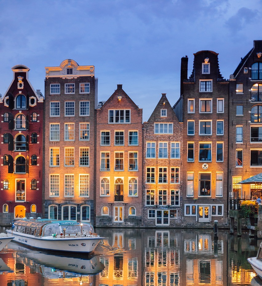 The iconic Rijksmuseum, home to masterpieces of Dutch art.