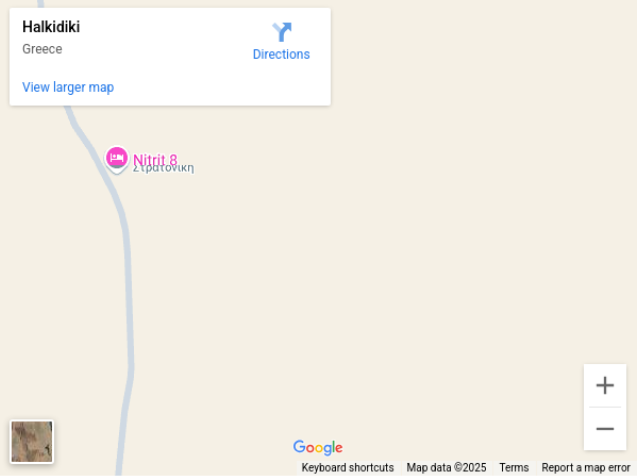 Halkidiki in Google Map