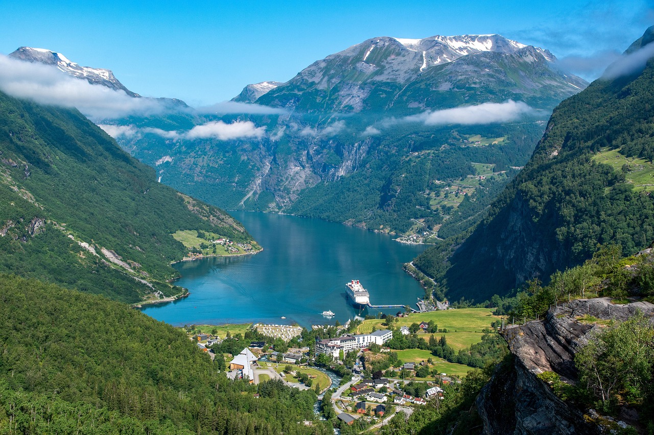 The breathtaking Geirangerfjord, a UNESCO World Heritage Site in Norway.
