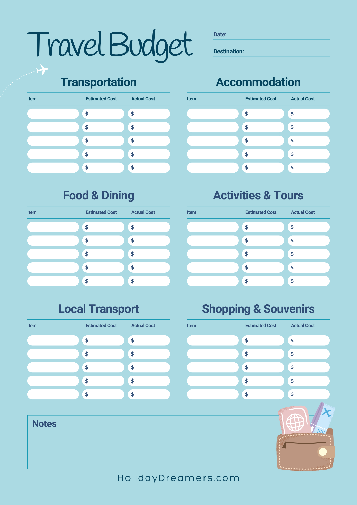 Free Ultimate Travel Checklist
